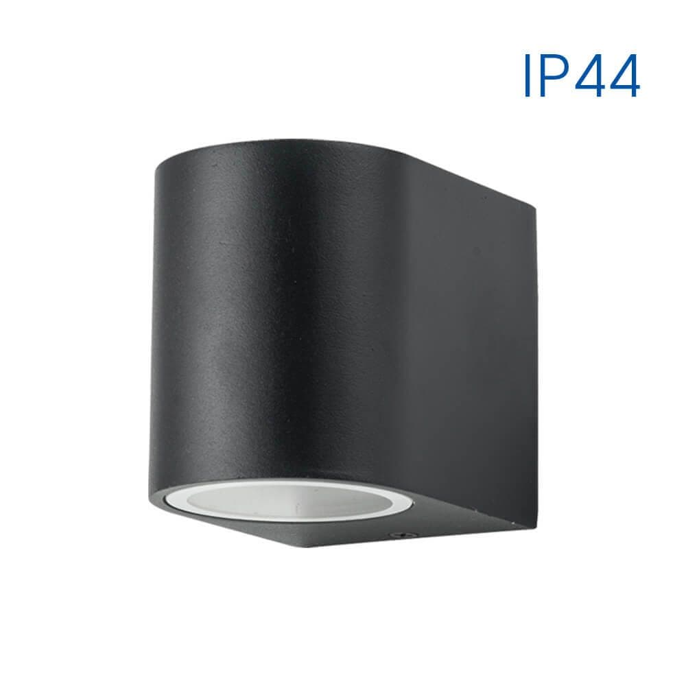 Фасаден аплик PORTO/R 1xGU10 черен