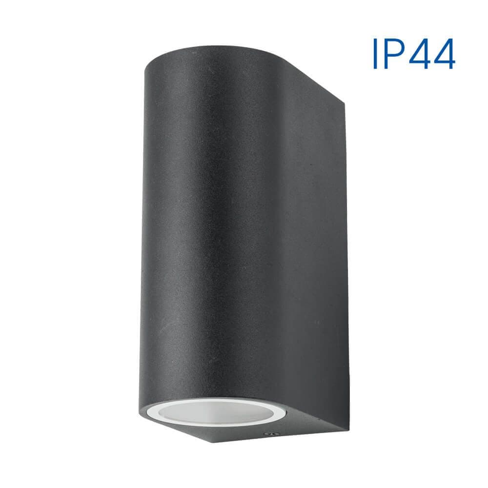 Фасаден аплик PORTO/R 2xGU10 черен