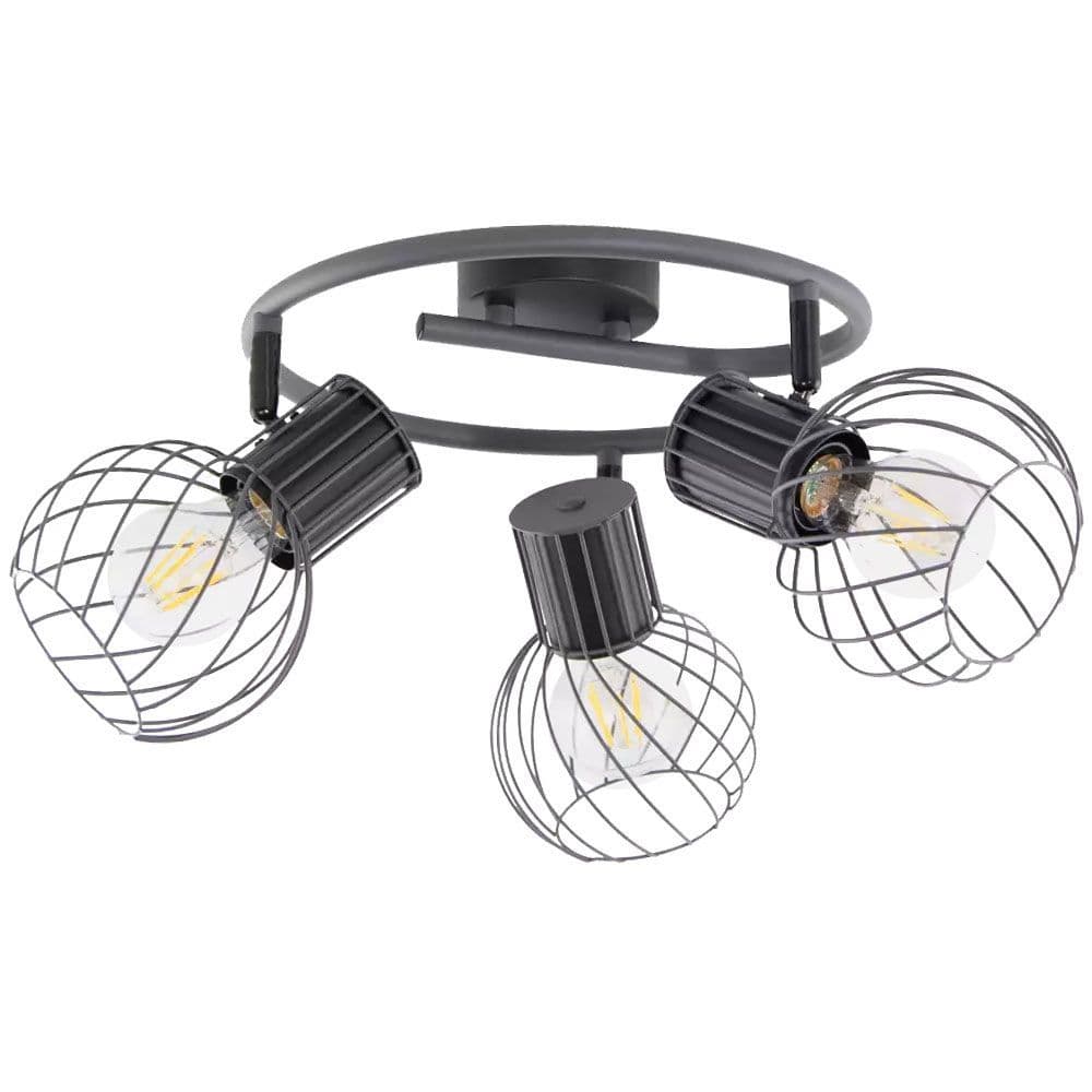 Спираловиден спот MAYA SP779 · 3xE14 · Черен